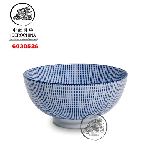 [6030526] BOWL 11.5*6 蓝条纹小碗 /120