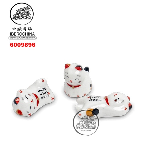 [900582/6009896] APOYO PARA PALILLOS 招财猫筷子架 5cm/480