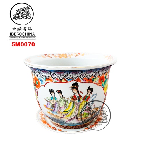 [5M0070] MACETERA  吋吋吋美女图花盆 1(8/10/12pulgados)