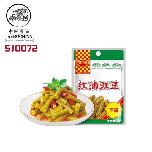 [5J0072] JUDIA LARGA CON ACEITE DE CHILI 红油豇豆 81g/30