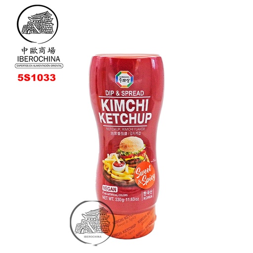 [5S1033] SALSA COREANA KETCHUP CON KIMCHI *SURASANG* 韩国番茄泡菜酱 330g/12