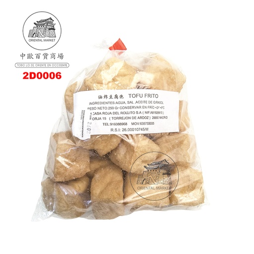 [2D0006] TOFU FRITO 豆腐泡 225g