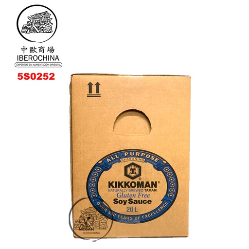 [5S0252] SALSA SOJA SIN GLUTEN *KIKKOMAN* 日本万字无麸质酱油 20L