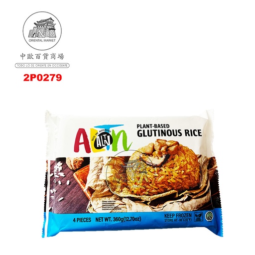 [200654/2P0279] ARROZ PREPARADO GLUTIN VEGE *ALTN* 植物荷叶饭 360g/12