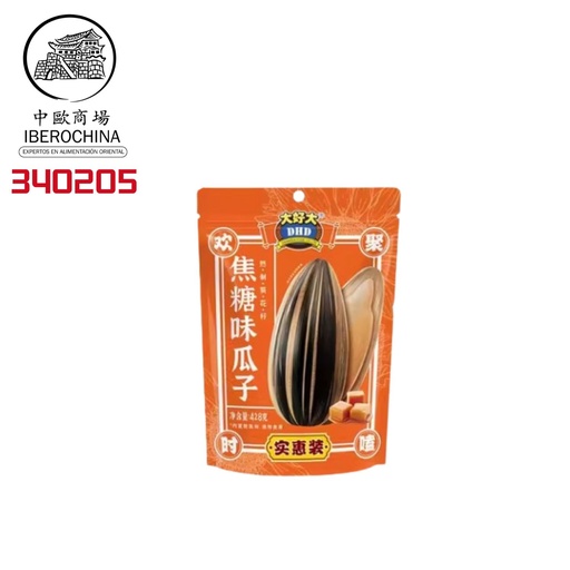 [340205] PIPAS GIRASOL *DAHAODA* 大好大焦糖味瓜子 105g/24