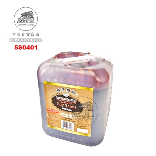 [5S0401] SALSA SOJA CHAMPINON *PRB* 珠江桥桶装草菇老抽 8L/2