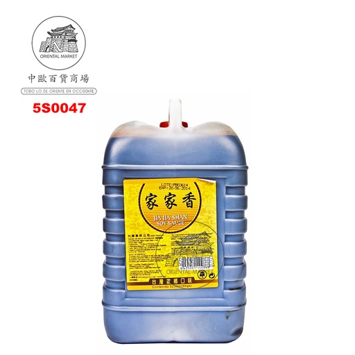 [5S0047] SALSA SOJA *JIAJIASHAN* 家家香大桶酱油 5,23L/4