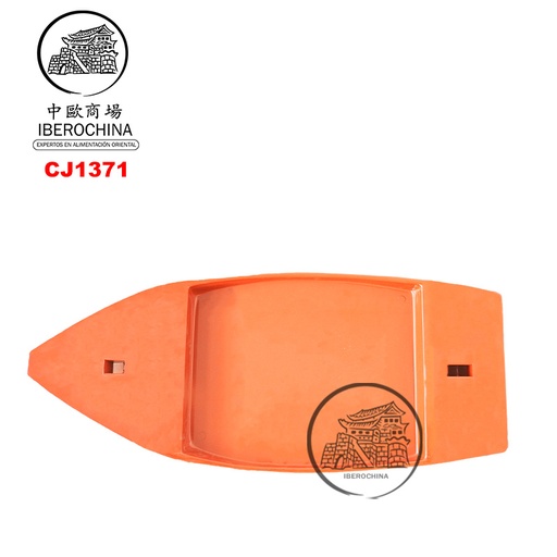 [CJ1371] BARCO ROJO GRANDE 大型漆器船 81cm/4