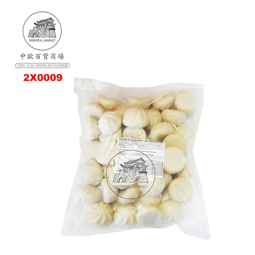[200703/2X0009] BOLLO CARNE Y VERDURA CONGELADO *MENGFU* 蒙福冻小笼包 1kg/5