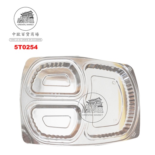 [900539/5T0254] TAPA DE ENVASE SUSHI   黑色便当盒盖子 50u/5(265X190X1)