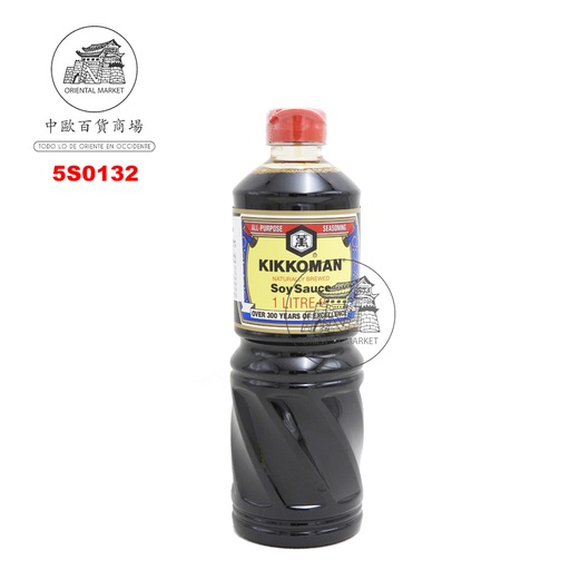 [5S0132] SALSA SOJA *KIKKOMAN* 日本万字酱油 1L/6