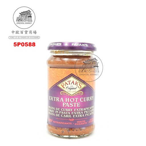 [501178/5P0588] PASTA CURRY(EXTRA PICANTE) *PATAKS* 印度特辣咖哩 283g/6