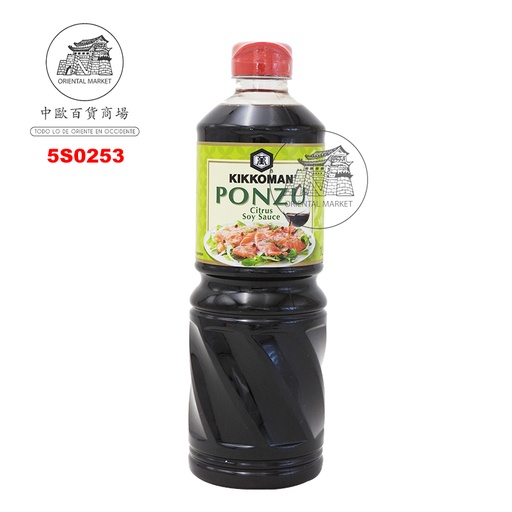 [501160/5S0253] SALSA PONZU CITRICOS *KIKKOMAN* 日本万字柚子酸味 1L/6
