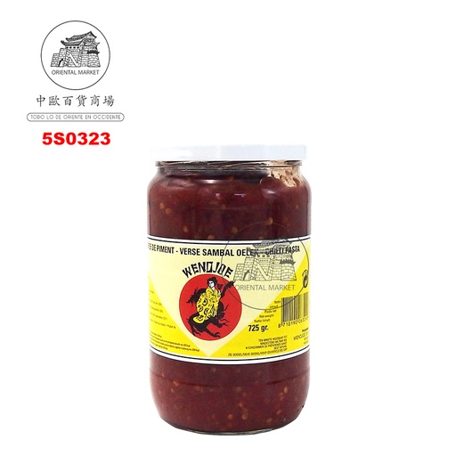 [5S0323] SALSA PICANTE SAMBAL 特选瓶装辣椒酱 725g/6