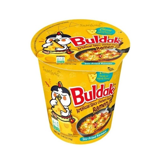 [501444/5T0855] RAMEN CUP BULDAK QUESO *SAMYANG* 三养乳酪火鸡杯面 70g/6