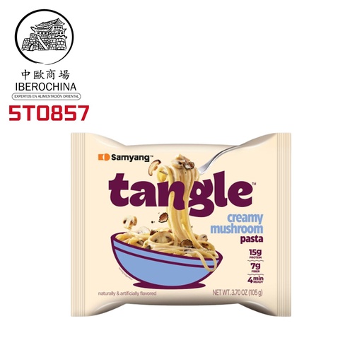 [5T0857] PASTA TANGLE CREMA CHAMPIÑON *SAMYANG* 三养奶油蘑菇意面  105g/20