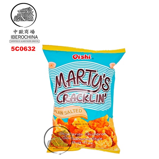 [5C0632] CHICHARON MARTY´S*OISHI*上好佳(素)原味咸豬皮90g/30