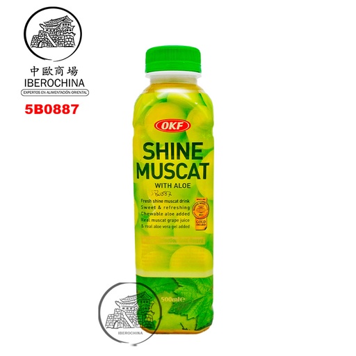 [501687/5B0887] BEBIDA ALOE VERA UVA*OKF* 葡萄芦荟饮料 500ml/20