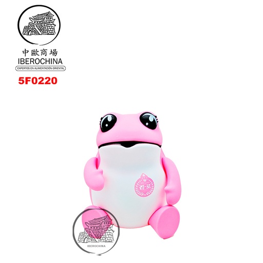 [700100] FIGURA SAPO ROSA *JINRO* 真露粉蟾摆件