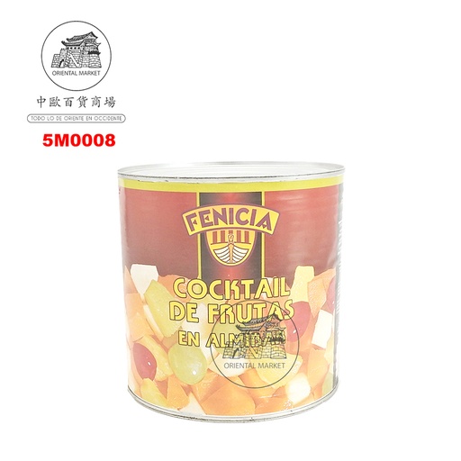 [5M0008] COCKTAIL DE FRUTAS *DIAMIR* 大罐什锦水果 3kg/6