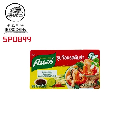 [5P0899] PASTILLA DE CALDO TOM YUM *KNORR* 冬阴功汤块 72G/72