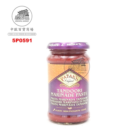 [5P0591] PASTA TANDOORI *PATAKS* 印度香料酱 312g/6