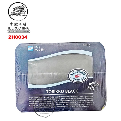 [2H0034] TOBIKO NEGRO 黑色飞鱼蛋 500g/24