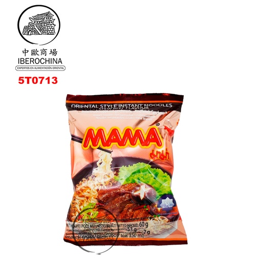 [502771/5T0713] TALLARIN CARNE GUISADA *MAMA* 妈妈炖牛肉方便面 60g/30
