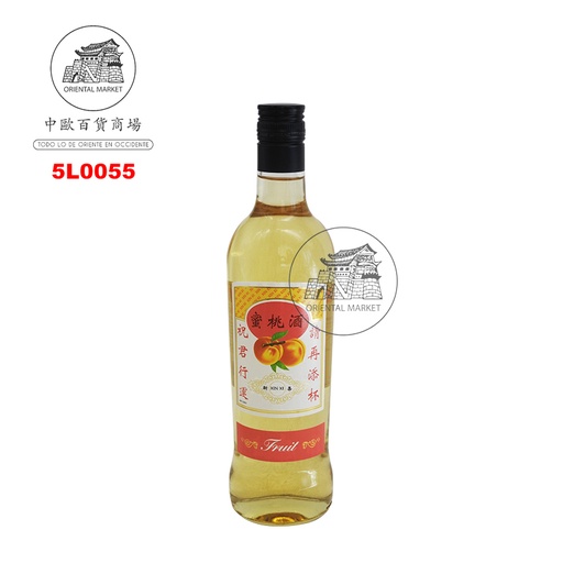 [5L0055] LICOR MELOCOTON   *XINXI* 新喜牌水蜜桃酒 700ml/6