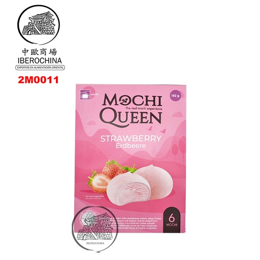 [200349/2M0011] MOCHI DELUX FRESA CONGELADO *MOCHI QUEEN* 雪后臻选冻草莓麻糬 192g/6u/10
