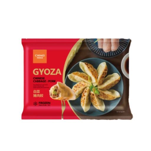 [200015] GYOZA CERDO COL CHINA CONGELADA -GW25 *CHIMEI* 奇美冻白菜猪肉煎饺 660g/30u/12