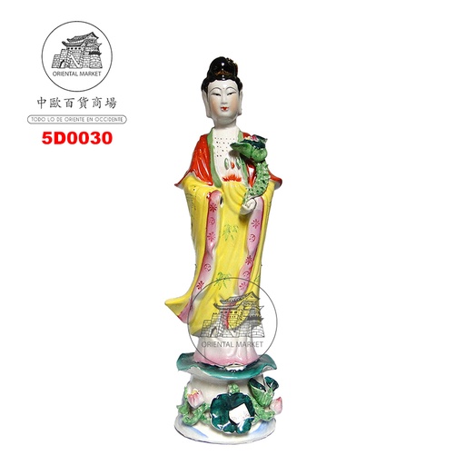 [5D0030] DIOSA PORCELANA  8吋企观音像 /18