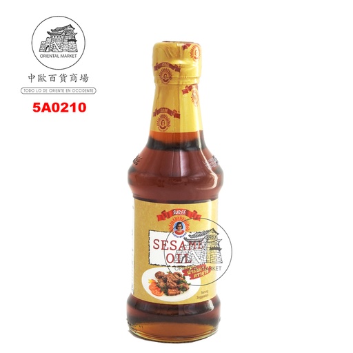 [5A0210] ACEITE SESAMO *SUREE* 素丽芝麻油 150ml/12