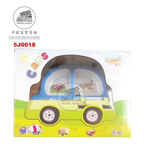 [5J0018] JUEGO CUBIERTO    五件式儿童车型厨具组 10(5 PIEZAS)