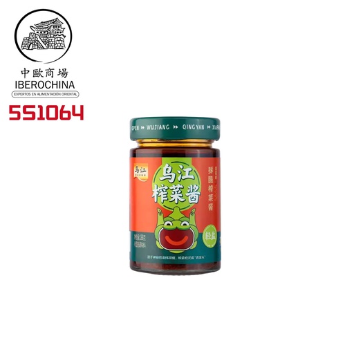 [502532/5S1064] SALSA MOSTAZA CONSER FRESCO CRUJIENTE *WUJIANG* 乌江榨菜酱 鲜脆188g/12