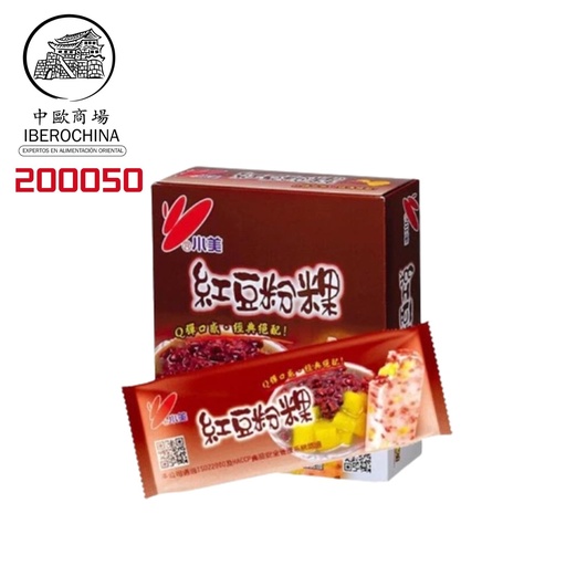 [200050] HELADO DE SOJA ROJA GELATINA *XIAOMEI* 小美红豆粉粿冰棒 75g/6