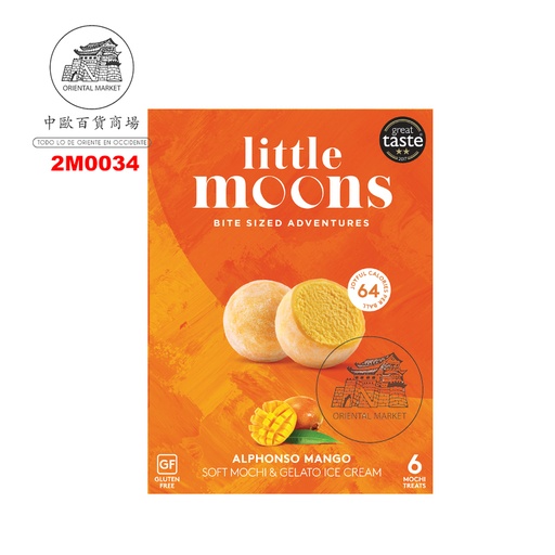 [2M0034] MOCHI HELADO SABOR MANGO   麻糬芒果冰淇淋 32g/6u/10