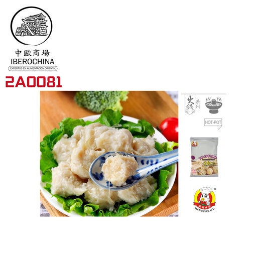 [2A0081] ALBONDIGA ALETA TIBURON CONGELADA *MENGFU* 蒙福冻鱼翅丸 360g/14
