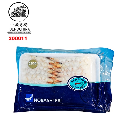 [200011] LANGOSTINO NOBASHI EBI BLANCO 26/30 生白虎虾 300g/30