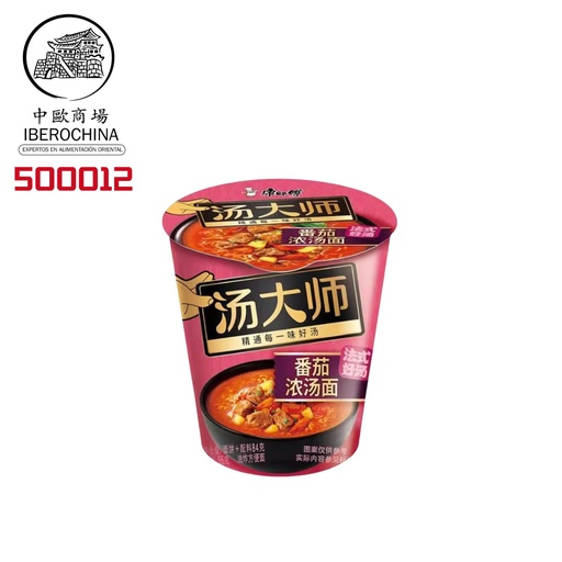 [500012] FIDEOS DE TOMATE *MASTER KONG* 康师傅番茄浓汤杯面 84g/12