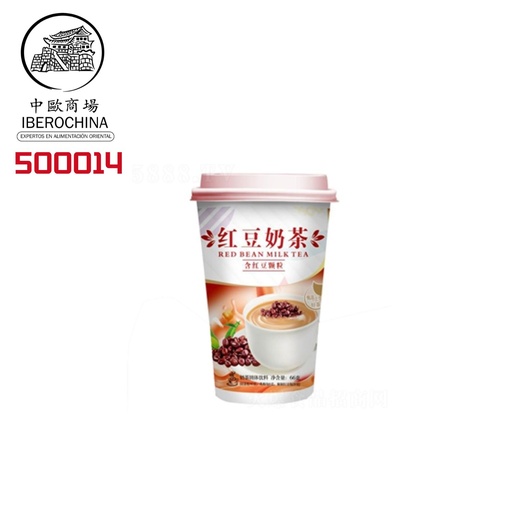 [500014] BUBBLE TEA SABOR A SOJA ROJA 唛香香红豆奶茶 60g/30