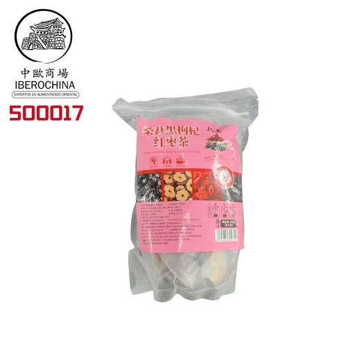 [500017] TE DE MORA GOJI NEGRO Y JUJUBA ROJA亿豪桑葚黑枸杞红枣茶 200g
