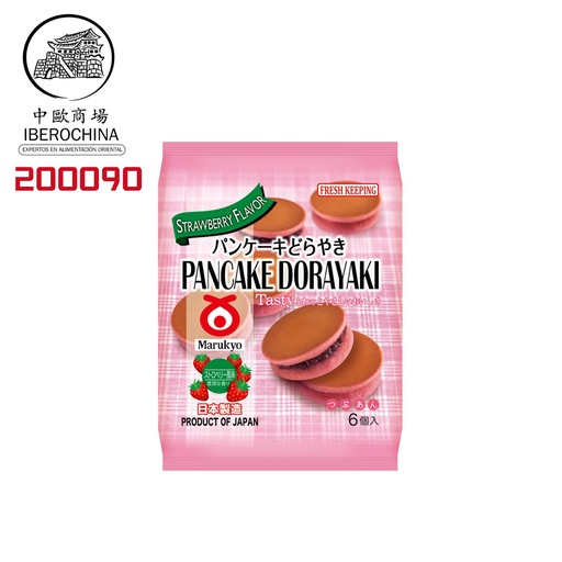 [200090] DORAYAKI FRESA*MARUKYO* 铜锣烧草莓味 310g/12