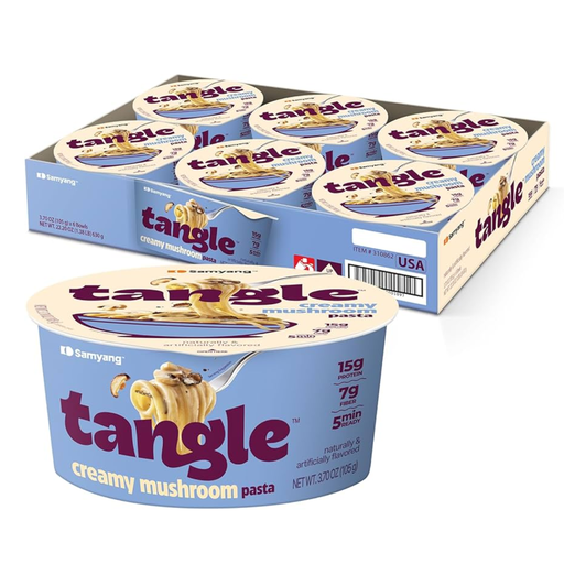 [500042] PASTA BOWL TANGLE CREMA CHAMPIÑON *SAMYANG* 三养奶油蘑菇意碗面 105g/6
