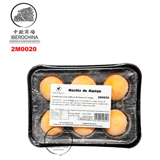 [200346/2M0020] MOCHI MANGO CONGELADO *MOCHI QUEEN* 雪后冻芒果麻糬 210g/6u/10