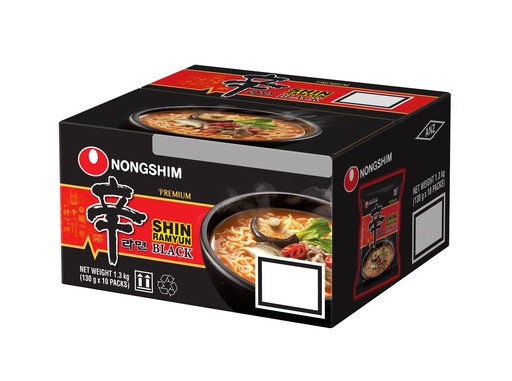 [500055] [COSTCO:8592985]NOODLE SHIN RAMYUN BLACK *NONGSHIM* 130g/10u/1