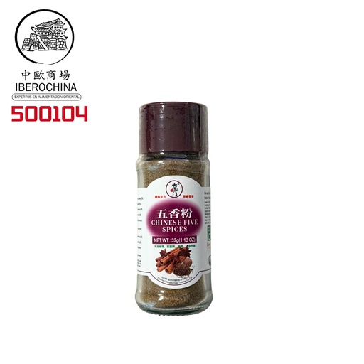 [500104] POLVO DE CINCO ESPECIAS *TYM* 太阳门 五香粉 32g/24