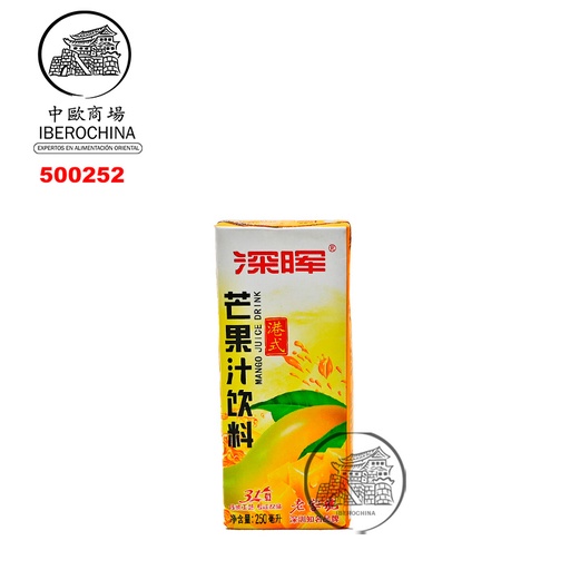 [500252] BEBIDA MANGO *SHENHUI* 深晖芒果汁 250ml/24