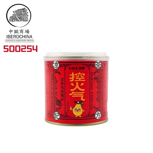 [500254] BEBIDA TÉ DE HIERBA CON PERA *DIQU* 迪趣控火气凉茶炖梨 400g/12