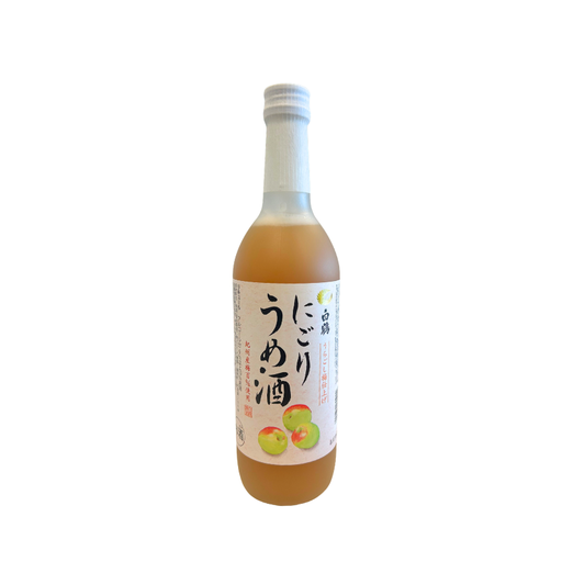 [500270] SAKE (9,5%) NIGORI CIRUELA *HAKUTSURU* 白鹤梅子味浊酒 700ml/6